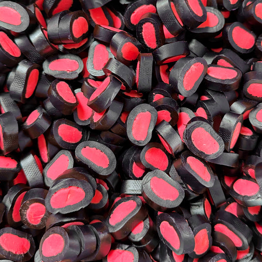 Raspberry Licorice Ovals (4oz) (114g)